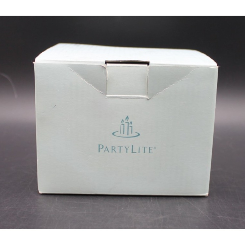 Partylite Natures Bounty Ruby Red Apple Glass Tea Light Votive Candle Holder NIB - Picture 10 of 15